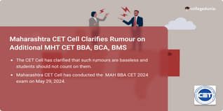Maharashtra CET Cell Clarifies Rumour on Additional MHT CET BBA, BCA, BMS; Check Details Here